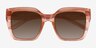 Sprout Crystal Champagne Eco-friendlySunglass Frames from EyeBuyDirect, Closed View