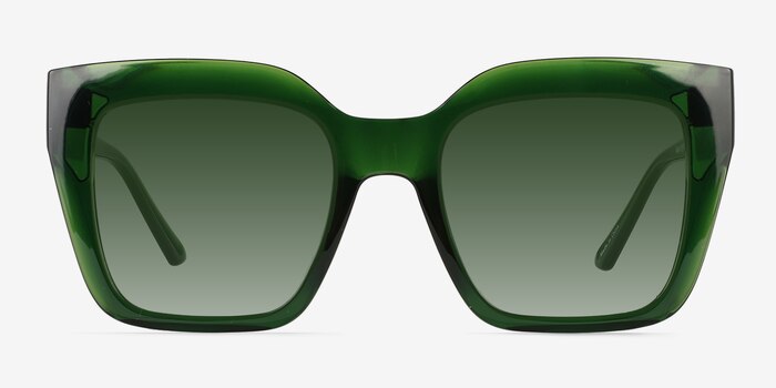 Sprout Crystal Green Eco-friendly Sunglass Frames from EyeBuyDirect