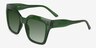 Sprout Crystal Green PlasticSunglass Frames from EyeBuyDirect, Angle View