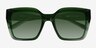 Sprout Crystal Green PlasticSunglass Frames from EyeBuyDirect, Closed View