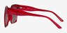 Sprout Crystal Red PlasticSunglass Frames from EyeBuyDirect, Side View