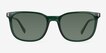 Airglow Crystal Green PlasticSunglass Frames from EyeBuyDirect, Front View