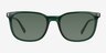 Airglow Crystal Green Eco-friendlySunglass Frames from EyeBuyDirect, Front View