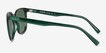 Airglow Crystal Green PlasticSunglass Frames from EyeBuyDirect, Side View