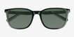 Airglow Crystal Green PlasticSunglass Frames from EyeBuyDirect, Closed View