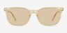 Airglow Crystal Yellow PlasticSunglass Frames from EyeBuyDirect, Front View