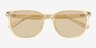 Airglow Crystal Yellow PlasticSunglass Frames from EyeBuyDirect, Closed View