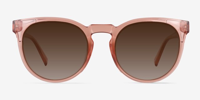 Spoondrift Crystal Champagne Eco-friendlySunglass Frames from EyeBuyDirect, Front View