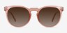 Spoondrift Crystal Champagne Eco-friendlySunglass Frames from EyeBuyDirect, Front View