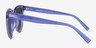 Spoondrift Crystal Blue Eco-friendlySunglass Frames from EyeBuyDirect, Side View