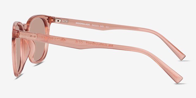 Moonglade Crystal Champagne Eco-friendlySunglass Frames from EyeBuyDirect, Side View