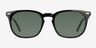 Moonglade Shinny Black Eco-friendlySunglass Frames from EyeBuyDirect, Front View