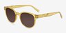 Seabright Crsytal Yellow PlasticSunglass Frames from EyeBuyDirect, Angle View
