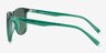 Rainfall Crystal Green Eco-friendlySunglass Frames from EyeBuyDirect, Side View