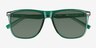 Rainfall Crystal Green Eco-friendlySunglass Frames from EyeBuyDirect, Closed View