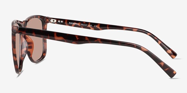 Rainfall Tortoise PlasticSunglass Frames from EyeBuyDirect, Side View