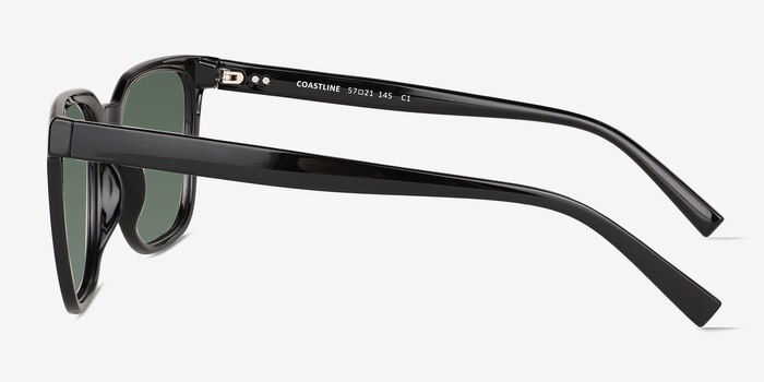 Coastline Shinny Black Eco-friendly Sunglass Frames from EyeBuyDirect