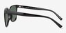 Coastline Shinny Black PlasticSunglass Frames from EyeBuyDirect, Side View