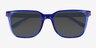 Coastline Crystal Blue Eco-friendlySunglass Frames from EyeBuyDirect, Closed View