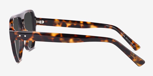 Nylon Tortoise AcetateSunglass Frames from EyeBuyDirect, Side View