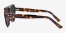 Nylon Tortoise AcetateSunglass Frames from EyeBuyDirect, Side View