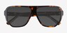 Nylon Tortoise AcetateSunglass Frames from EyeBuyDirect, Closed View
