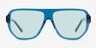 Nylon Crystal Blue AcetateSunglass Frames from EyeBuyDirect, Front View