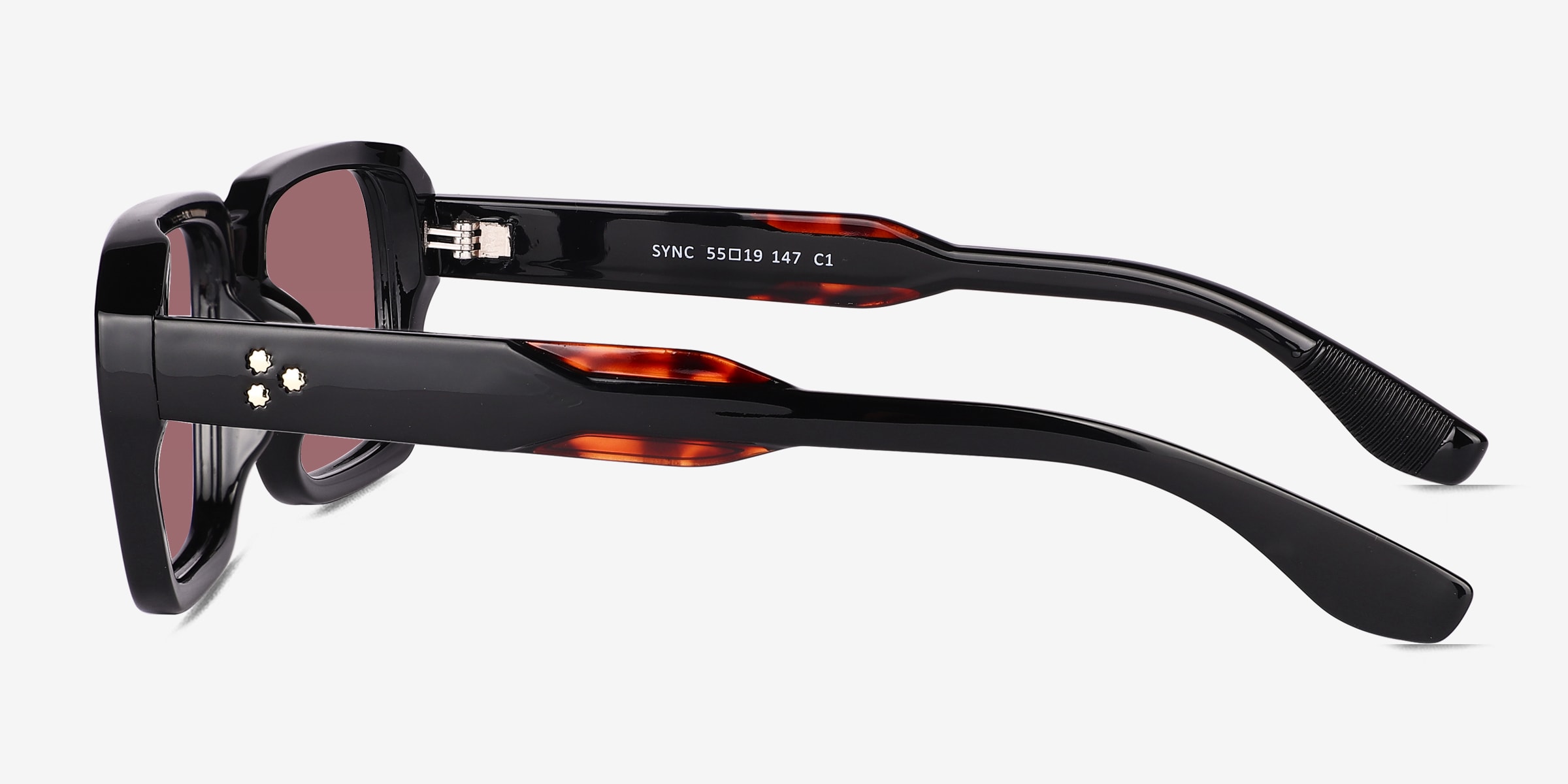 Sync - Square Black Frame Sunglasses For Men | Eyebuydirect Canada