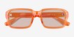 Sync Crystal Orange PlasticSunglass Frames from EyeBuyDirect, Closed View