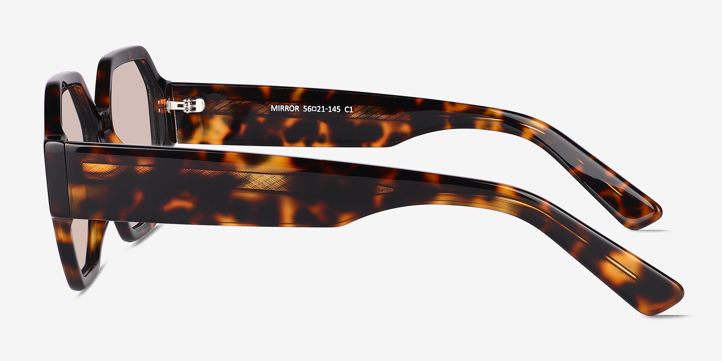Mirror - Square Tortoise Frame Prescription Sunglasses | Eyebuydirect ...