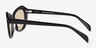 Cha Cha Solid Black AcetateSunglass Frames from EyeBuyDirect, Side View