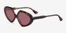 Glitz Tortoise AcetateSunglass Frames from EyeBuyDirect, Angle View