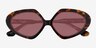 Glitz Tortoise AcetateSunglass Frames from EyeBuyDirect, Closed View