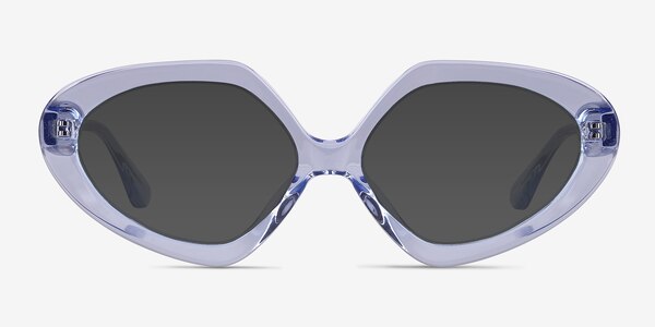 Glitz Crystal Blue Acetate Sunglass Frames