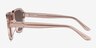 Giorgio Crystal Brown AcetateSunglass Frames from EyeBuyDirect, Side View