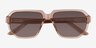 Giorgio Crystal Brown AcetateSunglass Frames from EyeBuyDirect, Closed View