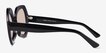 Farrah Black AcetateSunglass Frames from EyeBuyDirect, Side View