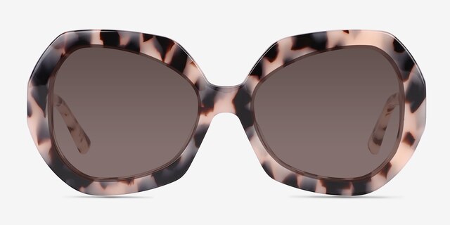 Farrah Ivory Tortoise AcetateSunglass Frames from EyeBuyDirect, Front View