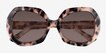 Farrah Ivory Tortoise AcetateSunglass Frames from EyeBuyDirect, Closed View