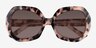 Farrah Ivory Tortoise AcetateSunglass Frames from EyeBuyDirect, Closed View
