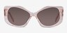 Discotheque Crystal Champagne AcetateSunglass Frames from EyeBuyDirect, Front View