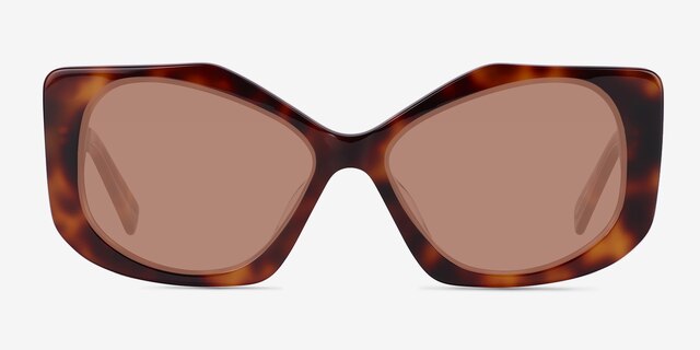 Discotheque Tortoise AcetateSunglass Frames from EyeBuyDirect, Front View