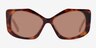 Discotheque Tortoise AcetateSunglass Frames from EyeBuyDirect, Front View