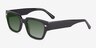 Rambler Black AcetateSunglass Frames from EyeBuyDirect, Angle View