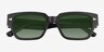 Rambler Black AcetateSunglass Frames from EyeBuyDirect, Closed View