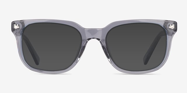 Rugby Crystal Blue Gray AcetateSunglass Frames from EyeBuyDirect, Front View