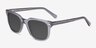 Rugby Crystal Blue Gray AcetateSunglass Frames from EyeBuyDirect, Angle View