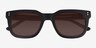 Tailor Black AcetateSunglass Frames from EyeBuyDirect, Closed View