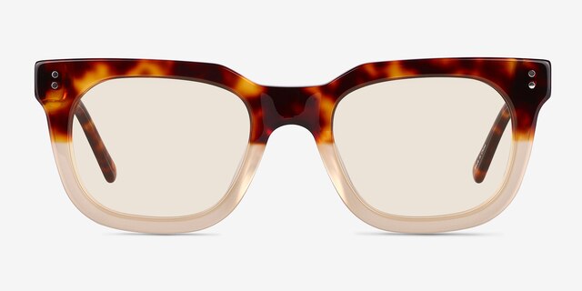Tailor Tortoise AcetateSunglass Frames from EyeBuyDirect, Front View