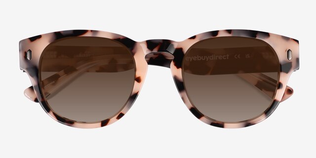 Bixby Ivory Tortoise AcetateSunglass Frames from EyeBuyDirect, Closed View